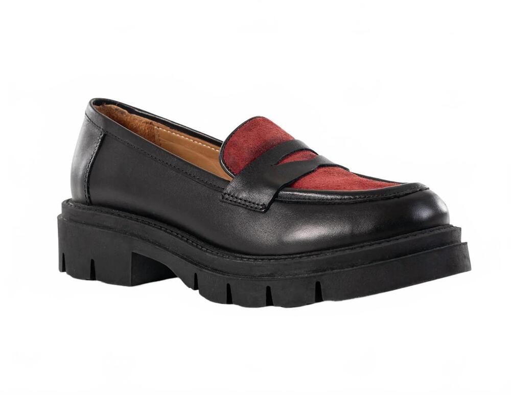 NEW ATELIERS women's kain loafers in bordueax